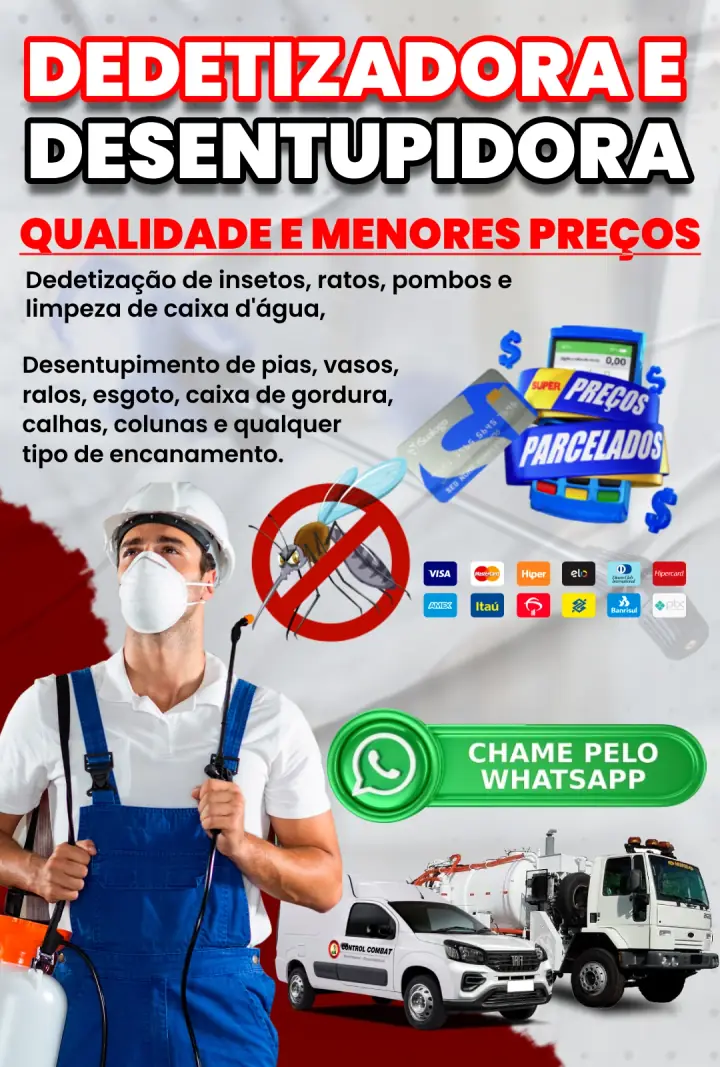 Control Combat Dedetizadora — Qualidade e Menores Preços